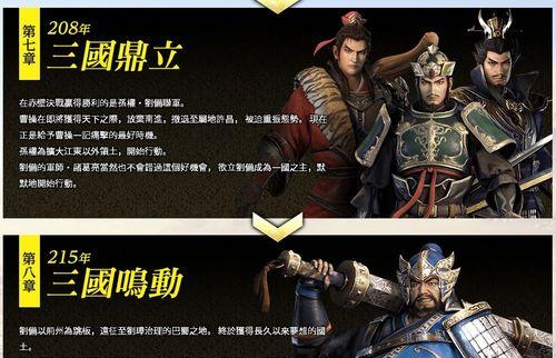 真三国无双8群雄第三章怎么过？全剧情攻略解析？